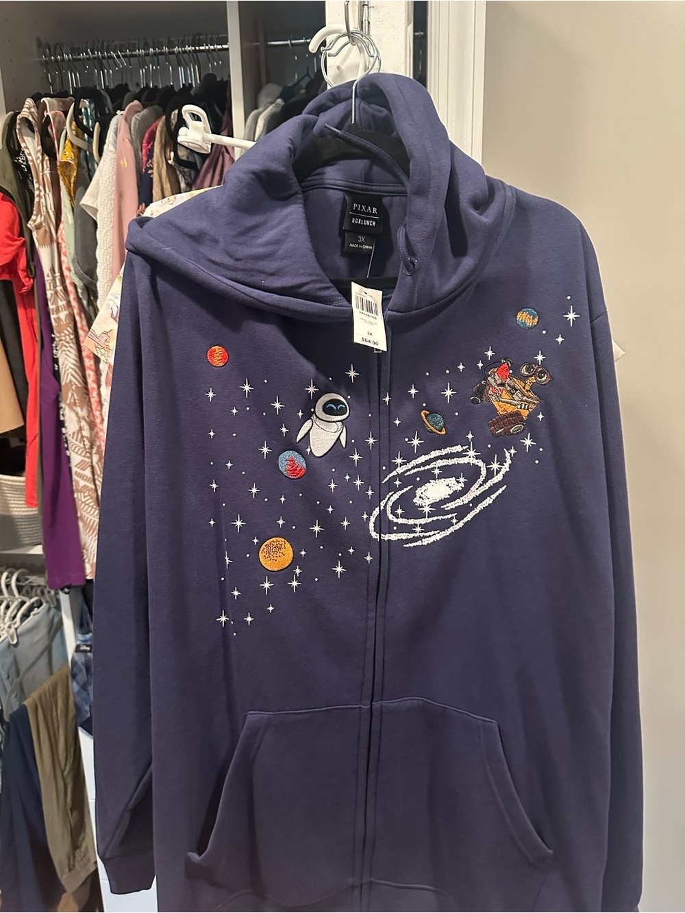 BoxLunch / Disney Wall E Hoodie NWT